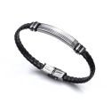 PULSERA VICEROY ACERO Y PIEL CAB FASHION