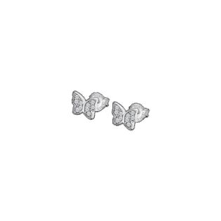 PENDIENTES LOTUS SILVER MARIPOSA CIRCONITAS