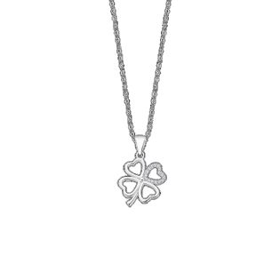 COLGANTE LOTUS SILVER TREBOL